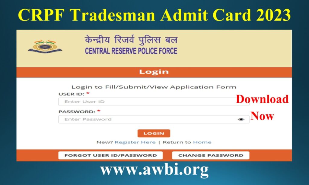 crpf-tradesman-admit-card-2023