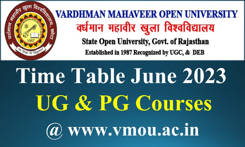 VMOU-time-table-june-2023
