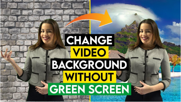 How to Change the Background of A Video with One Click?