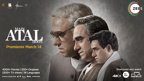Pankaj Tripathi’s “Main Atal Hoon” Premieres on ZEE5: A Tribute to a Legendary Prime Minister