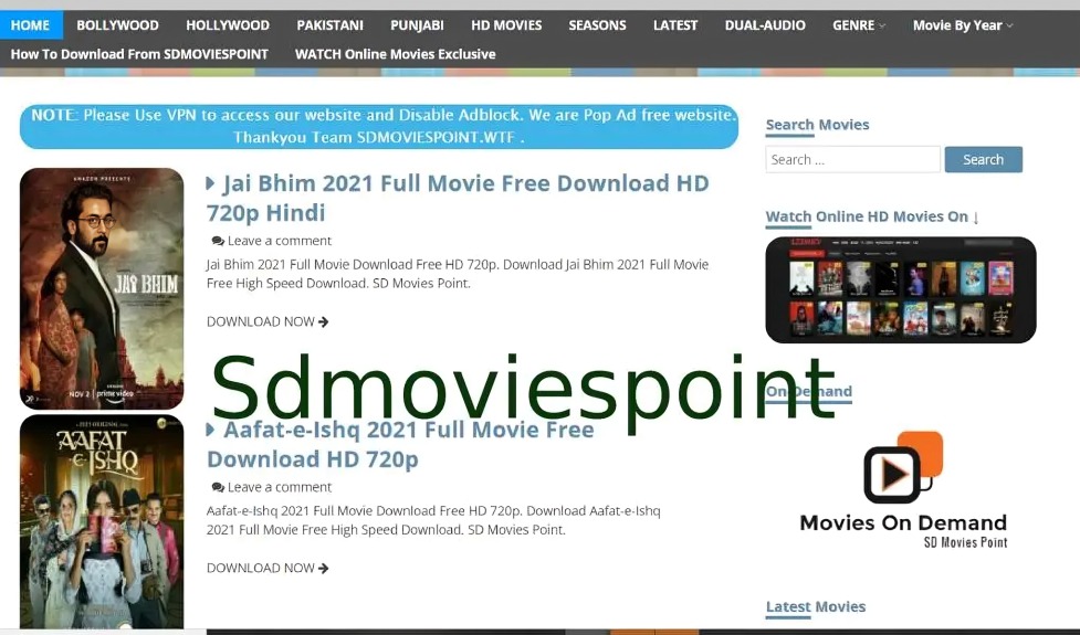 SD Movies Point 2023: The Dangers of Downloading Pirated Films