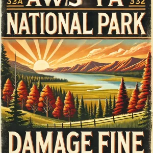 Avista National Park Damage Fine