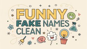 Funny Fake Names Clean
