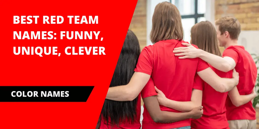 Red Team Names: Creative and Bold Ideas Red Team Names