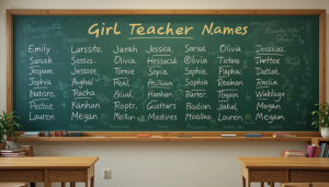 Teacher Names for Girls