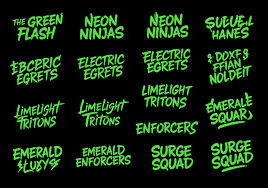 Green Team Names