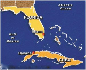 How Far Is Cuba from Florida
